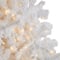 9ft. Pre-Lit White Artificial Christmas Tree, Clear LED Lights